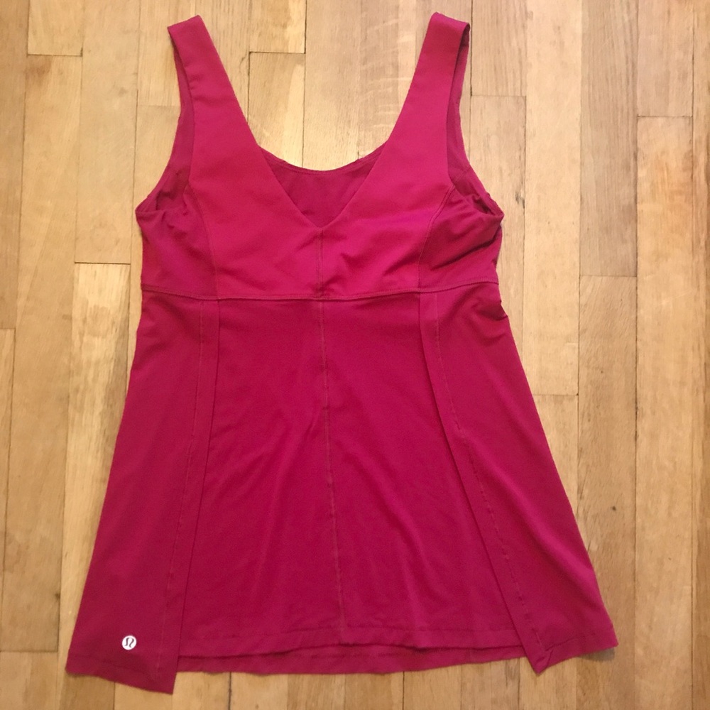 *SOLLD*8 Lululemon raspberry tank - Picture 3 of 5